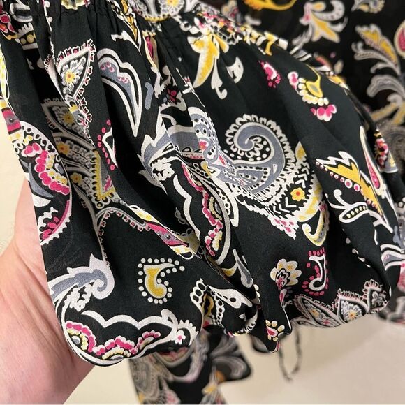 Rafaella Long Sleeve Scoop Neck Black Top Size XL - Picture 3 of 6